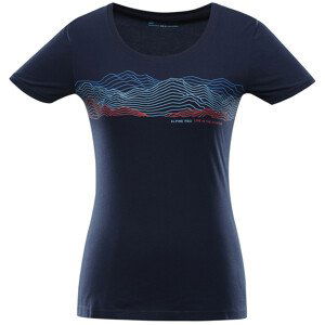 Dámské triko Alpine Pro Dafota Velikost: XS / Barva: modrá