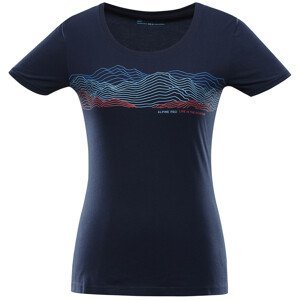 Dámské triko Alpine Pro Dafota Velikost: XL / Barva: modrá