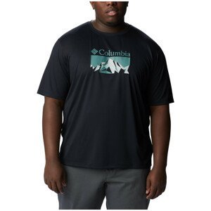 Pánské triko Columbia Zero Rules Short Sleeve Graphic Shirt Velikost: XL / Barva: černá
