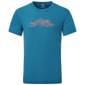 Pánské triko Mountain Equipment Groundup Mountain Mens Tee Velikost: XL / Barva: modrá