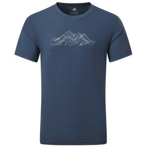 Pánské triko Mountain Equipment Groundup Mountain Mens Tee Velikost: M / Barva: tmavě modrá