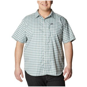 Pánská košile Columbia Silver Ridge™ Utility Lite Novelty SS Velikost: 6XL / Barva: modrá/bíla