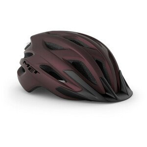 Cyklistická helma MET Crossover Velikost helmy: 52-59 cm / Barva: vínová