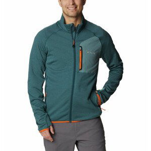 Pánská mikina Columbia Triple Canyon™ Full Zip Velikost: XXL / Barva: modrá/zelená