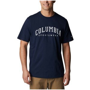 Pánské triko Columbia Rockaway River™ Graphic SS Tee Velikost: XL / Barva: modrá
