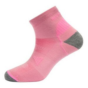 Ponožky Devold Running Merino Ankle Sock Wmn Velikost ponožek: 38-40 / Barva: růžová/šedá