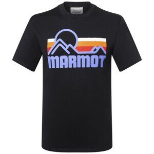 Pánské triko Marmot Coastal Tee SS Velikost: M / Barva: černá