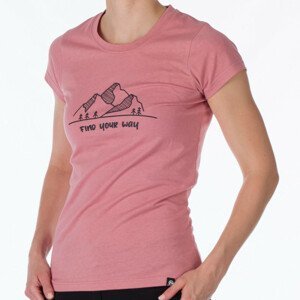 Dámské triko Northfinder Maud Velikost: S / Barva: růžová