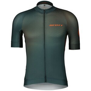 Pánský cyklistický dres Scott RC Pro SS Velikost: M / Barva: zelená/oranžová