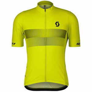 Pánský cyklistický dres Scott RC Team 10 SS Velikost: M / Barva: žlutá/černá
