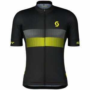 Pánský cyklistický dres Scott RC Team 10 SS Velikost: M / Barva: černá/žlutá