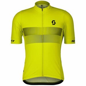 Pánský cyklistický dres Scott RC Team 10 SS Velikost: L / Barva: žlutá/černá