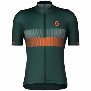 Pánský cyklistický dres Scott RC Team 10 SS Velikost: L / Barva: zelená/oranžová