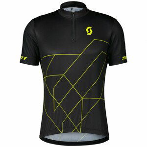 Pánský cyklistický dres Scott RC Team 20 SS Velikost: M / Barva: černá/žlutá