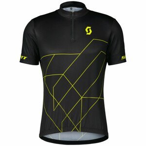 Pánský cyklistický dres Scott RC Team 20 SS Velikost: L / Barva: černá/žlutá