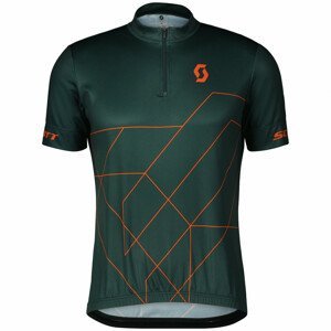 Pánský cyklistický dres Scott RC Team 20 SS Velikost: M / Barva: zelená/oranžová