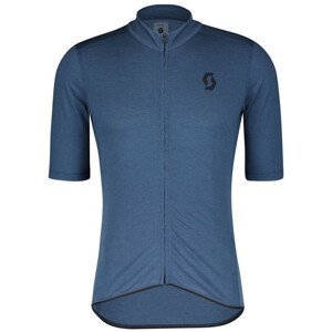 Pánský cyklistický dres Scott Gravel Merino SS Velikost: M / Barva: modrá