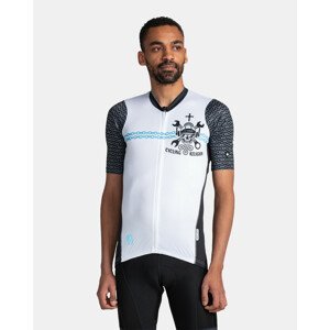 Pánské cyklistické triko Kilpi Rival Velikost: M / Barva: bílá/černá