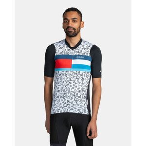 Pánské cyklistické triko Kilpi Rival Velikost: M / Barva: růžová/tyrkysová/černá