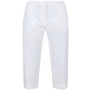Dámské 3/4 kalhoty Regatta Bayla Capri Velikost: XL / Barva: bílá
