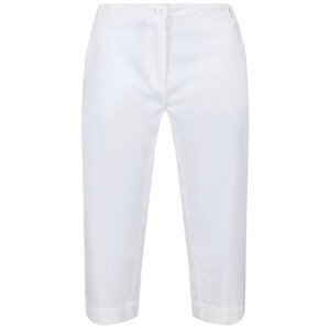 Dámské 3/4 kalhoty Regatta Bayla Capri Velikost: XXL / Barva: bílá