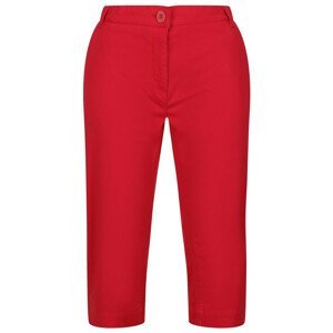 Dámské 3/4 kalhoty Regatta Bayla Capri Velikost: M / Barva: červená