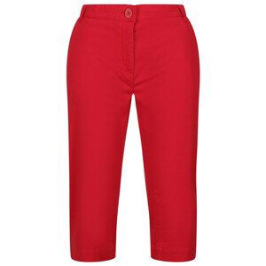 Dámské 3/4 kalhoty Regatta Bayla Capri Velikost: L / Barva: červená