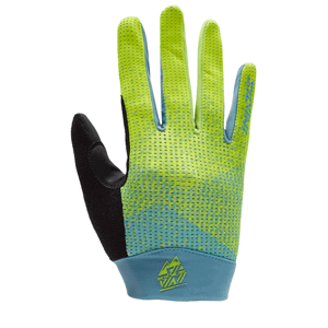 Dětské cyklistické rukavice Silvini Calvi Velikost rukavic: 13-14 / Barva: modrá/žlutá