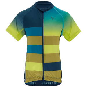 Dětský cyklistický dres Silvini Mazzani Dětská velikost: 134-140 / Barva: modrá/žlutá
