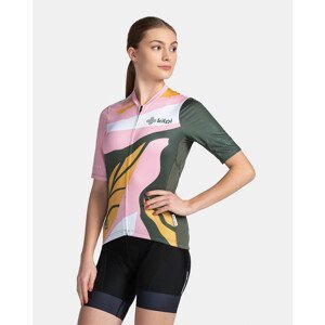 Dámské cyklistické triko Kilpi Ritael Velikost: S / Barva: růžová/zelená