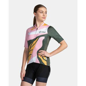 Dámské cyklistické triko Kilpi Ritael Velikost: XL / Barva: růžová/zelená