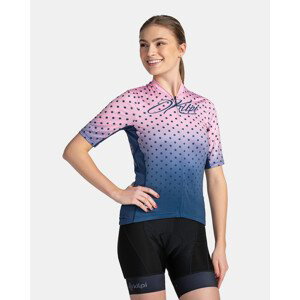 Dámské cyklistické triko Kilpi Ritael Velikost: L / Barva: růžová/modrá