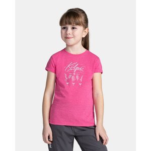Dětské triko Kilpi Malga Dětská velikost: 110 / Barva: růžová