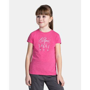 Dětské triko Kilpi Malga Dětská velikost: 152 / Barva: růžová