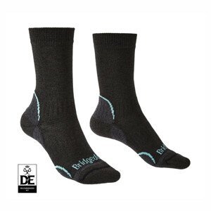 Dámské ponožky Bridgedale Hike LW T2 CP Boot Women's Velikost ponožek: 38-40 / Barva: šedá
