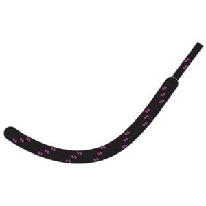 Tkaničky do bot Regatta Laces x10 Délka tkaniček: 150 cm / Barva: černá/růžová