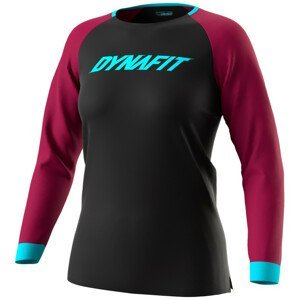 Dámské funkční triko Dynafit Ride L/S W Velikost: S / Barva: černá/fialová
