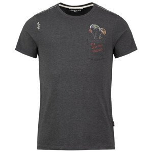 Pánské tričko Chillaz Pocket Friends Velikost: L / Barva: tmavě šedá