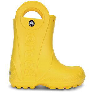 Dětské holínky Crocs Handle It Rain Boot Kids Velikost bot (EU): 25-26 / Barva: žlutá