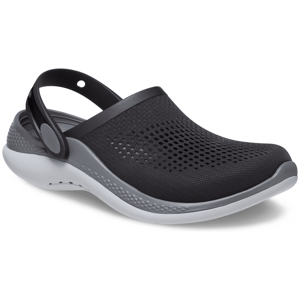 Pantofle Crocs LiteRide 360 Clog Velikost bot (EU): 39-40 / Barva: černá/šedá
