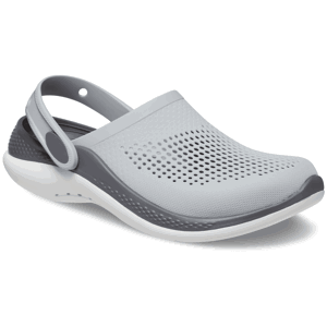 Pantofle Crocs LiteRide 360 Clog Velikost bot (EU): 39-40 / Barva: šedá/bílá