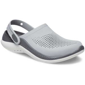 Pantofle Crocs LiteRide 360 Clog Velikost bot (EU): 41-42 / Barva: šedá/bílá