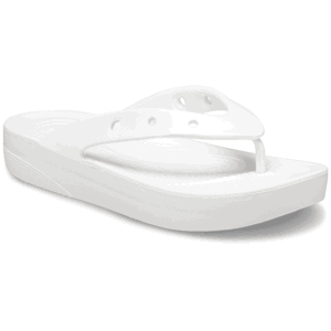 Dámské žabky Crocs Classic Platform Flip W Velikost bot (EU): 38-39 / Barva: bílá