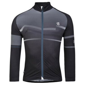 Pánský cyklistický dres Dare 2b AEP Revolving L/S Velikost: S / Barva: černá