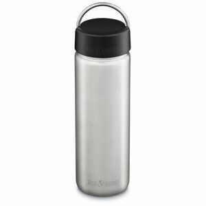 Nerezová lahev Klean Kanteen Wide w/Wide Loop Cap - brushed stainless 800 ml Barva: stříbrná