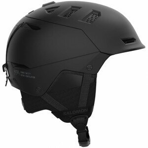 Lyžařská přilba Salomon Husk Pro Black Velikost helmy: 56-59 cm / Barva: černá