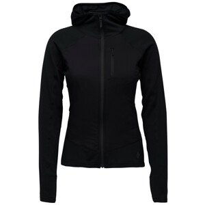 Dámská funkční mikina Black Diamond W Coefficient Lt Hybrid Hoody Velikost: S / Barva: černá