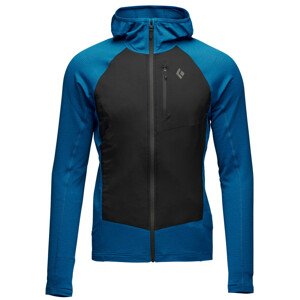 Pánská funkční mikina Black Diamond M Coefficient Lt Hybrid Hoody Velikost: M / Barva: modrá/černá