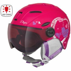 Dětská lyžařská přilba Etape Rider Pro Light Velikost helmy: 53-55 cm / Barva: růžová