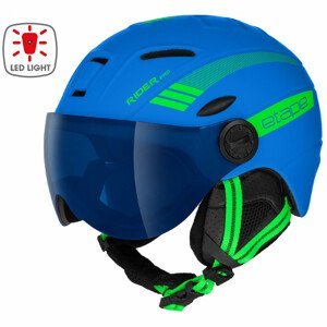 Dětská lyžařská přilba Etape RIDER PRO LIGHT Velikost helmy: 53-55 cm / Barva: modrá/zelená